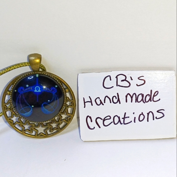 Libra Zodiac Pendant - Picture 1 of 1